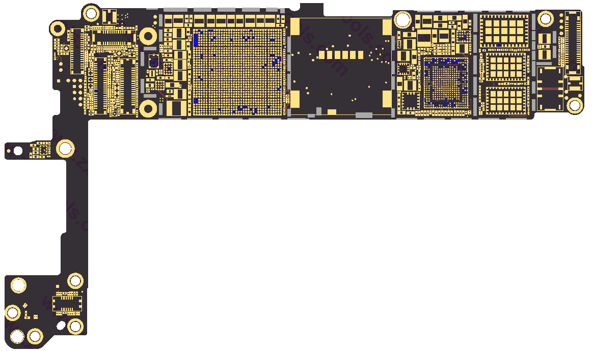 iPhone 6S 主板空点图-RSG-人生观