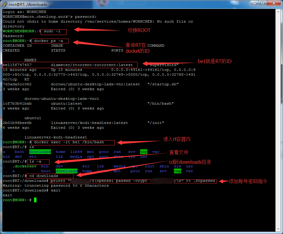 图片[2]-给群晖的DOCKET 内的RT web gui 添加密码-RSG-人生观
