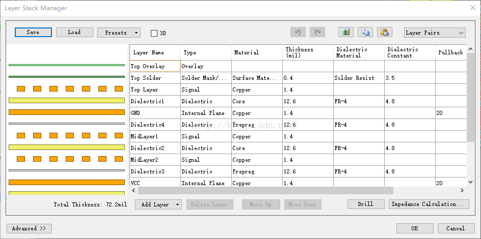 Altium Designer — 查看板子厚度-RSG-人生观