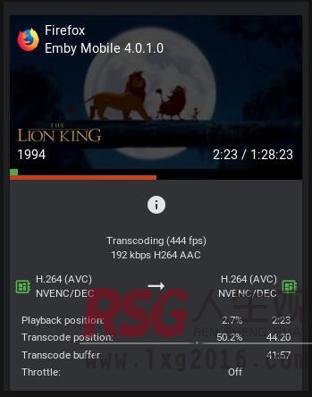 图片[12]-unraid 安装NVIDIA驱动并emby/plex调用转码加速docker-RSG-人生观