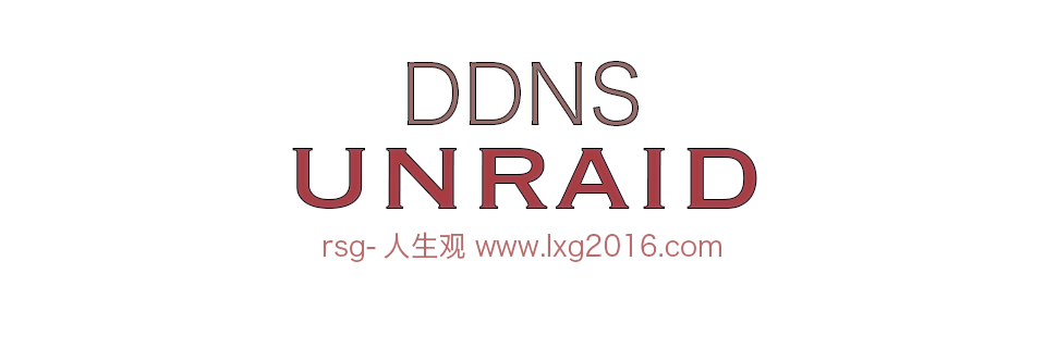 unRAID DDNS 支持 alidns dnspod godaddy namecheap duckdns dreamhost cloudflare noip 等运营商-RSG-人生观