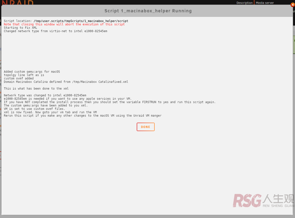 图片[30]-unRAID 通过macinabox安装Mac os-RSG-人生观
