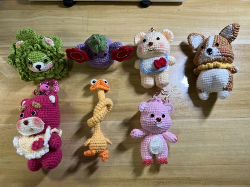 手工钩织玩偶 背包挂件-RSG-人生观